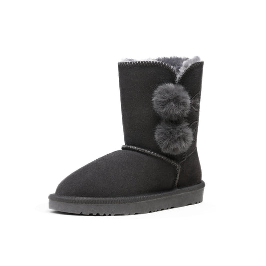 Sheepskin Fur Kids Boots